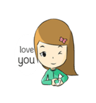 Lucy brown head（個別スタンプ：1）