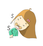 Lucy brown head（個別スタンプ：4）