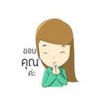Lucy brown head（個別スタンプ：23）