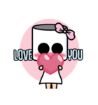 Mini Girl (English)（個別スタンプ：5）