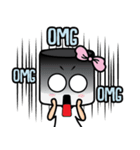 Mini Girl (English)（個別スタンプ：9）
