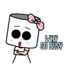 Mini Girl (English)（個別スタンプ：12）