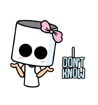Mini Girl (English)（個別スタンプ：16）