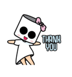Mini Girl (English)（個別スタンプ：17）