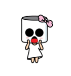 Mini Girl (English)（個別スタンプ：18）