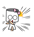 Mini Girl (English)（個別スタンプ：22）