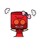Mini Girl (English)（個別スタンプ：24）