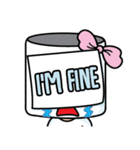 Mini Girl (English)（個別スタンプ：29）