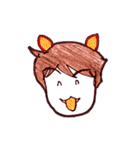 W+J（個別スタンプ：38）