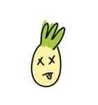 Pineapple face - funny smiley sticker（個別スタンプ：6）