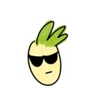 Pineapple face - funny smiley sticker（個別スタンプ：11）