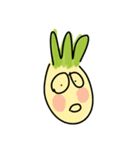 Pineapple face - funny smiley sticker（個別スタンプ：14）