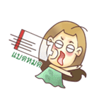 Girl's Red Cheeks（個別スタンプ：6）