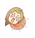 Girl's Red Cheeks（個別スタンプ：11）