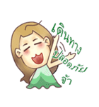Girl's Red Cheeks（個別スタンプ：18）