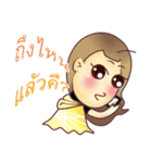 Girl's Red Cheeks（個別スタンプ：19）