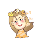 Girl's Red Cheeks（個別スタンプ：26）