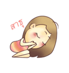 Girl's Red Cheeks（個別スタンプ：37）