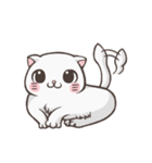 New-Scottish Fold-White Rabbit2（個別スタンプ：12）