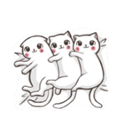 New-Scottish Fold-White Rabbit2（個別スタンプ：35）