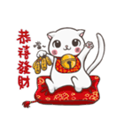 New-Scottish Fold-White Rabbit2（個別スタンプ：39）