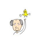 Kokko's grandfather（個別スタンプ：39）