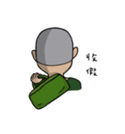 Military life- fighting（個別スタンプ：13）