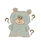 ウサギ・ネコ・クマちゃんズ。（個別スタンプ：5）