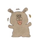ウサギ・ネコ・クマちゃんズ。（個別スタンプ：10）