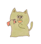 ウサギ・ネコ・クマちゃんズ。（個別スタンプ：35）