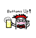 Cute boy red head (en)（個別スタンプ：15）
