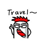 Cute boy red head (en)（個別スタンプ：21）