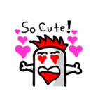 Cute boy red head (en)（個別スタンプ：23）