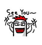 Cute boy red head (en)（個別スタンプ：28）