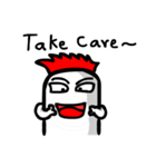 Cute boy red head (en)（個別スタンプ：39）