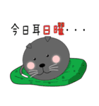 まんまるネコくぅちゃんの1日（個別スタンプ：29）
