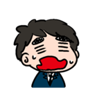 眉毛のまーくん（個別スタンプ：2）