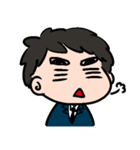眉毛のまーくん（個別スタンプ：3）