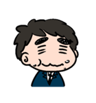 眉毛のまーくん（個別スタンプ：9）