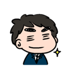 眉毛のまーくん（個別スタンプ：10）