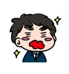 眉毛のまーくん（個別スタンプ：12）