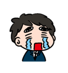 眉毛のまーくん（個別スタンプ：14）
