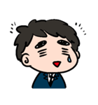 眉毛のまーくん（個別スタンプ：15）