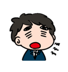 眉毛のまーくん（個別スタンプ：21）