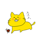 黄色のねこタロー（個別スタンプ：12）