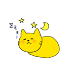 黄色のねこタロー（個別スタンプ：33）