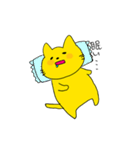 黄色のねこタロー（個別スタンプ：37）