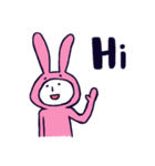 bunny people（個別スタンプ：4）
