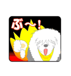 Old English sheepdog"モコちゃん"登場！（個別スタンプ：8）