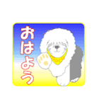 Old English sheepdog"モコちゃん"登場！（個別スタンプ：13）